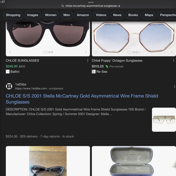Chloe Brown Gradient Sunglasses